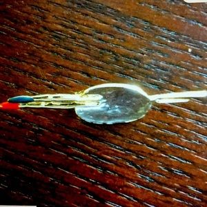 Vintage 1950s artist palate pin/brooch